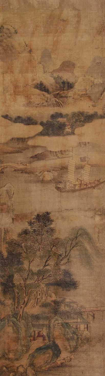 佚名 山水 立轴